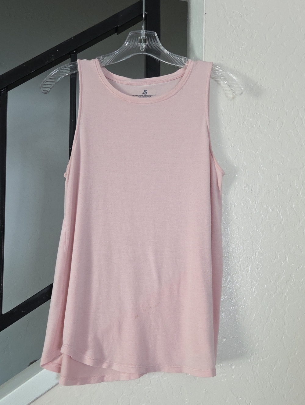 Light Pink Women's Sleeveless Tank Top - Size S